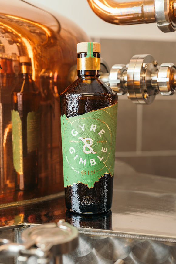 Gyre & Gimble Gin Gift Set | 2 x 70cl Bottles | Double Juniper Gin & Strawberry and Elderflower Gin