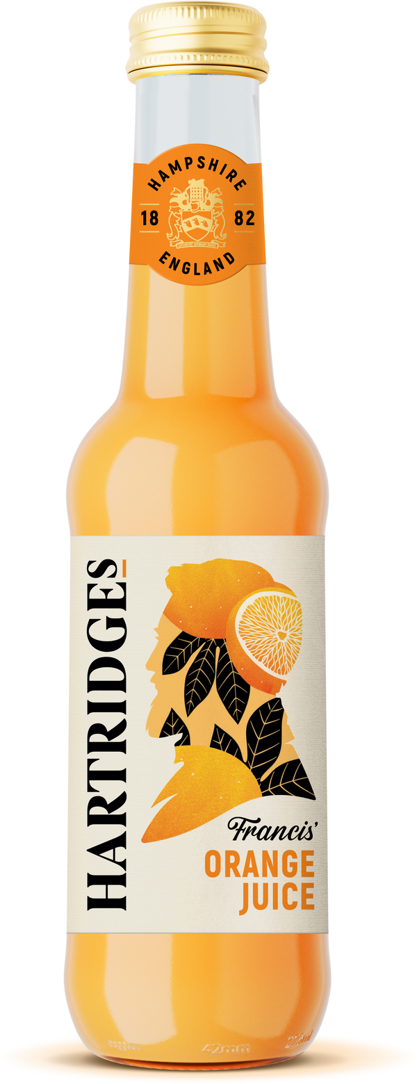 Hartridges Orange Juice (275ml) Glass Bottles