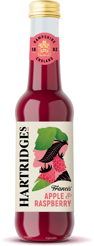 Hartridges Apple & Raspberry Juice (275ml) Glass Bottles