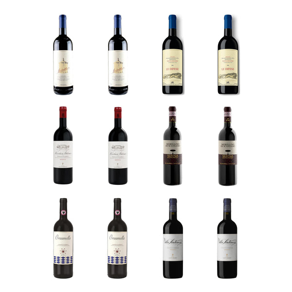 A Taste Of Tuscany Red Wine Selection – 12 Bottles