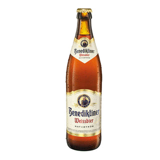 Benediktiner Weissbier Bavarian Wheat Beer 500ml Glass Bottles
