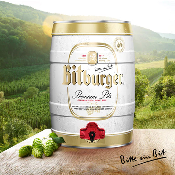 Mini Keg Pair | Bitburger Premium German Pils 4.8% & Adnams Old Ale 4.1% | 2 x 5L Mini Kegs
