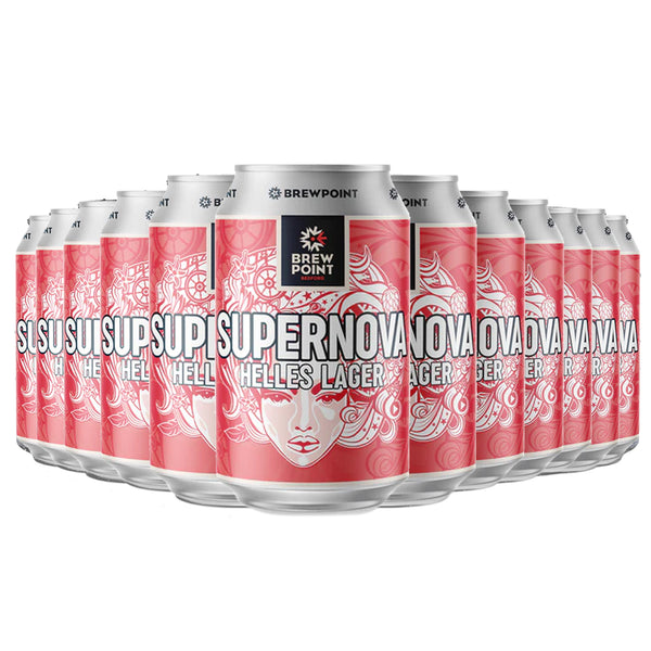 Brewpoint Supernova Helles Lager 4.6% 330ml Cans