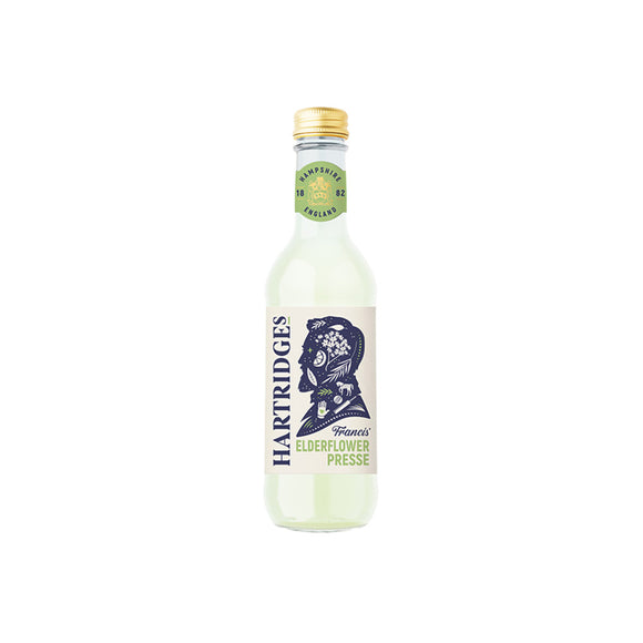 Hartridges Celebrated Elderflower Pressé 330ml Glass Bottles