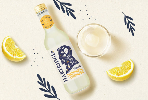 Hartridges Celebrated Traditional Lemonade 330ml Glass Bottles