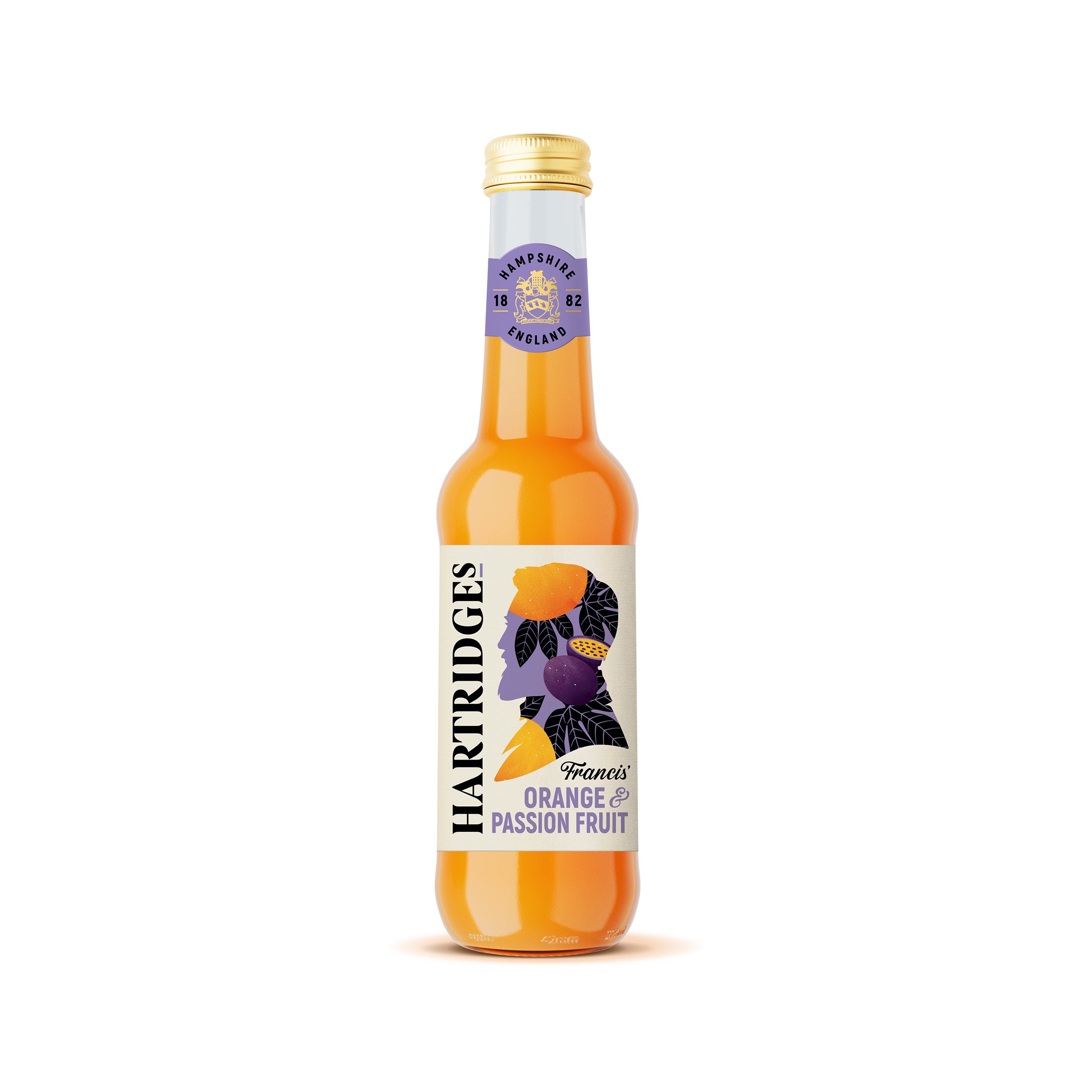 Hartridges Orange Passionfruit Juice (275ml) Glass Bottles