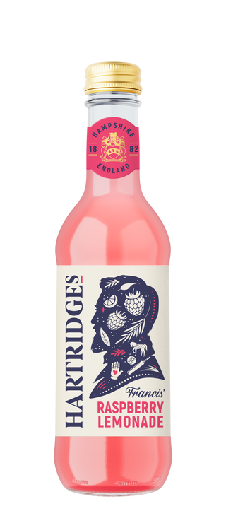 Hartridges Celebrated Raspberry Lemonade (330ml) Glass Bottles