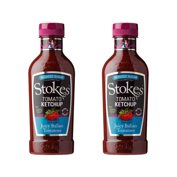Stokes Reduced Sugar Ketchup in Squeezy Bottle 485g