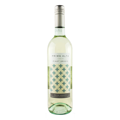 A crisp and refreshing white wine from Italy. Prima Alta Pinot Grigio.