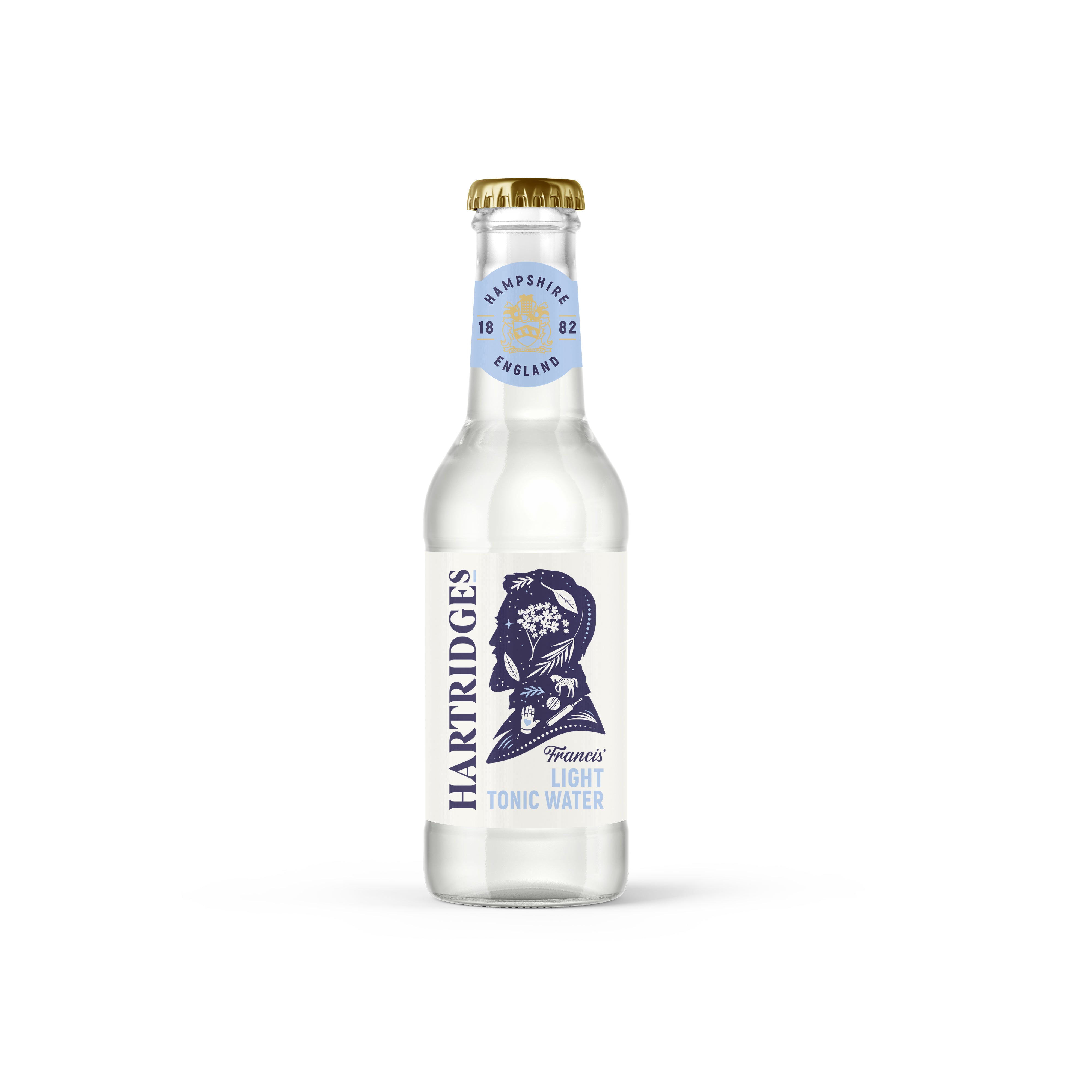 Hartridges Light Indian Tonic Water (200ml) Glass Bottle