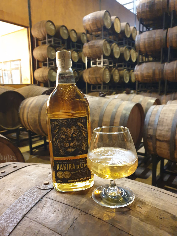Kakira 43% ABV African Gold Rum Aged 7yrs