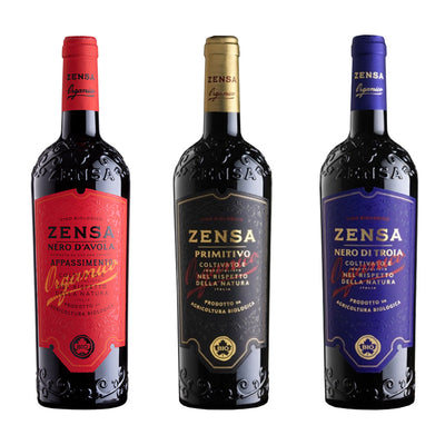 Zensa Trio - 3 Reds Nero d’Avola, Nero Di Troia & Primitivo