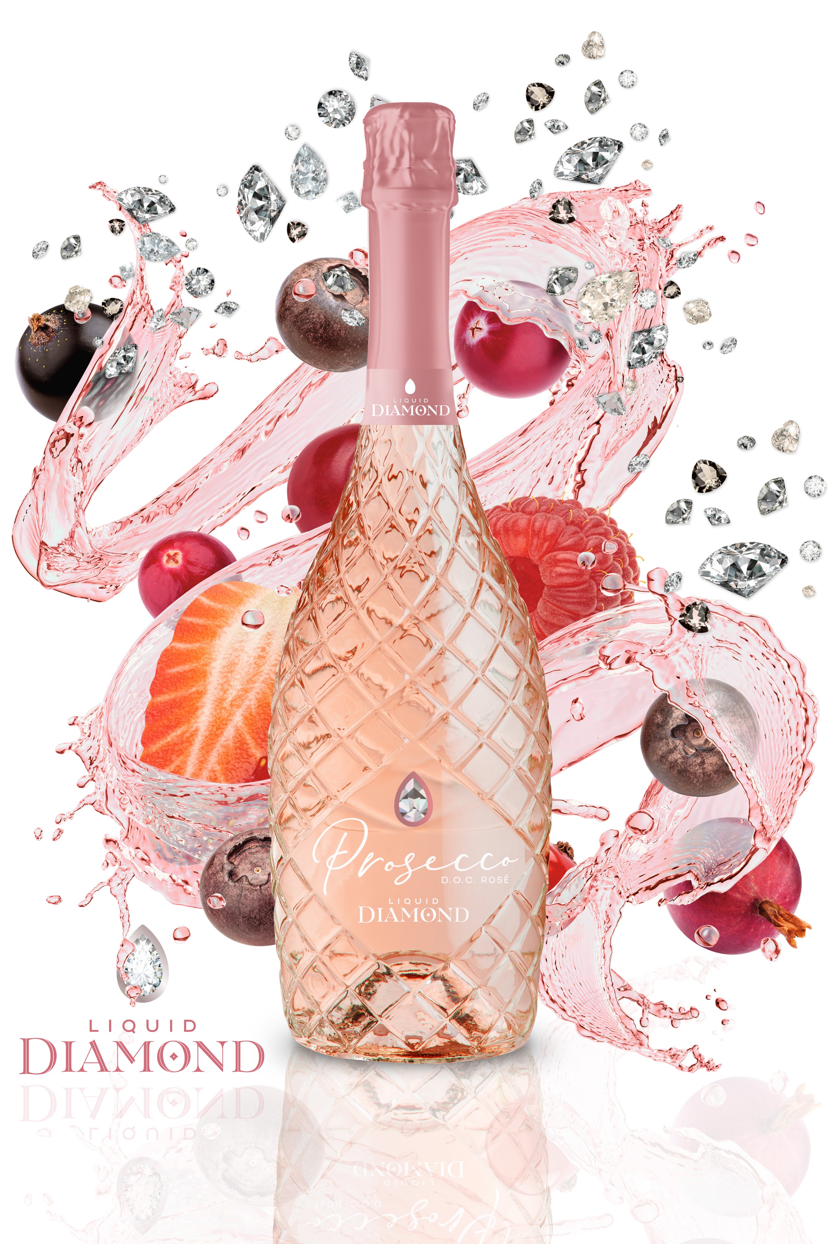 Liquid Diamond Rosé Prosecco 75cl