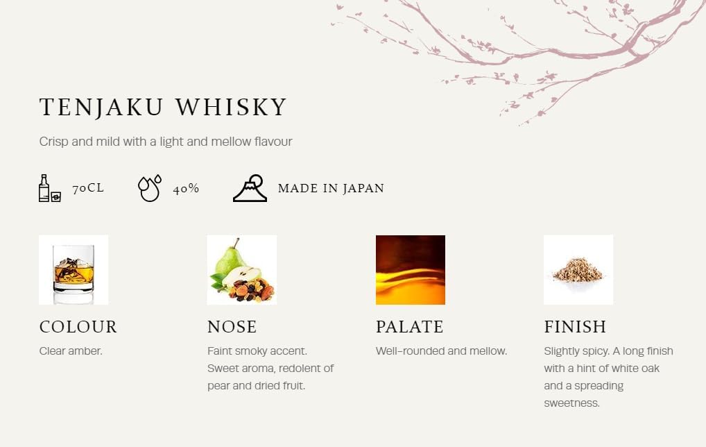 Tenjaku Japanese Whisky - 40% ABV - 70cl