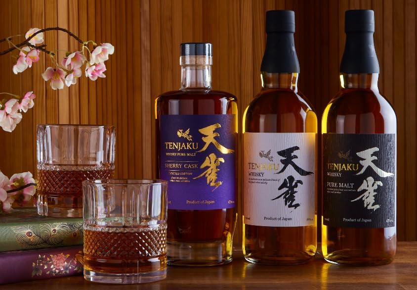 Tenjaku Pure Malt Sherry Cask Limited Edition Whisky - 43% ABV - 70cl