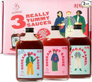 Chimac Korean Sauce Gift Set 3 x 350ml - BBQ, Hot Sauce & Sriracha Caramel-1