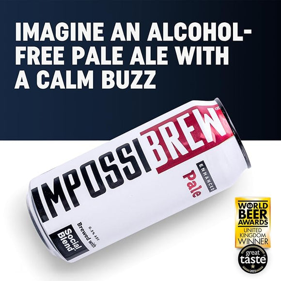 Impossibrew Enhanced Hazy Pale 0.5% 440ml Cans