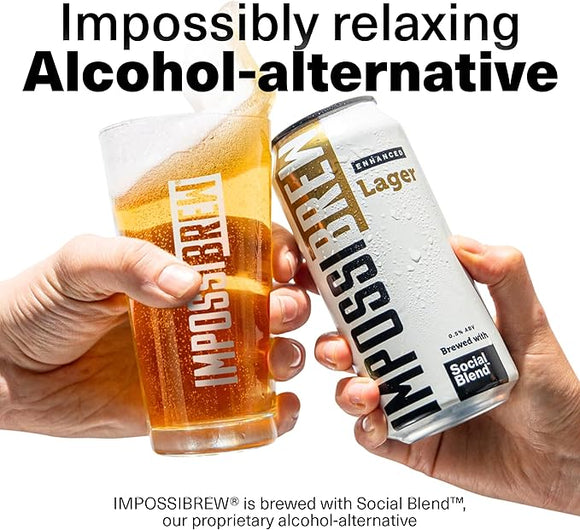 Impossibrew Enhanced Lager 0.5% 440ml Cans