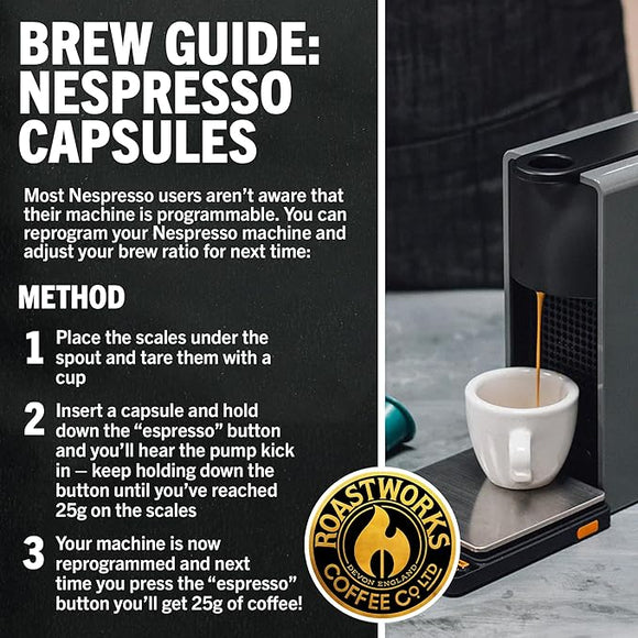 Roastworks - The Truth Coffee Pods 10x5.5g – Speciality Coffee Pods Nespresso Compatible – Balanced, Sweet Coffee Capsules with Notes of Chocolate and Caramel