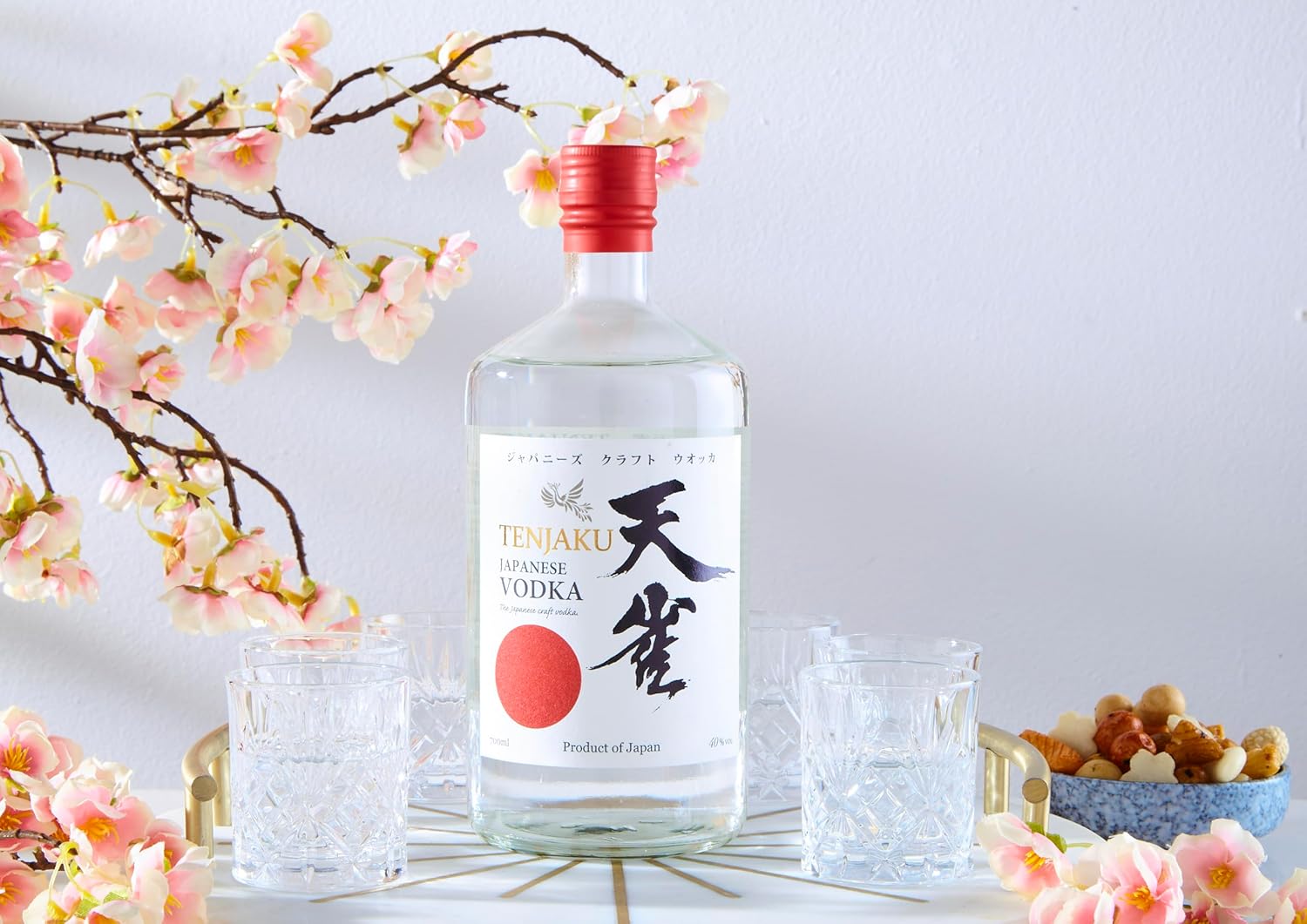 Tenjaku Japanese Vodka - 40% ABV - 70cl