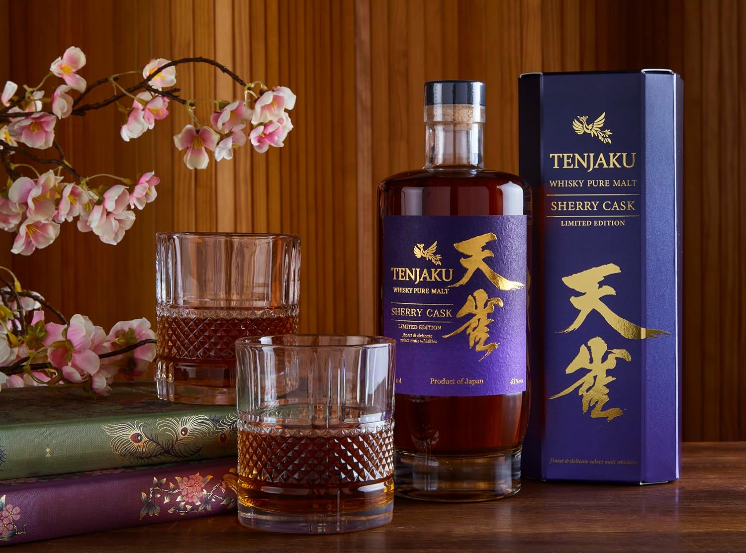 Tenjaku Pure Malt Sherry Cask Limited Edition Whisky - 43% ABV - 70cl