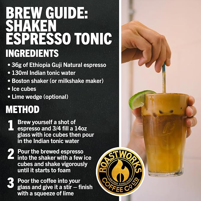 Roastworks - Ethiopia 200G Natural Processed Ground Coffee – Produced in Guji