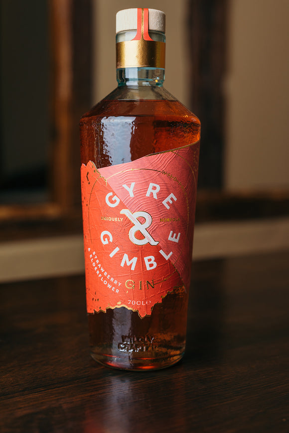 Gyre and Gimble Strawberry and Elderflower Gin, 70cl, 40% ABV