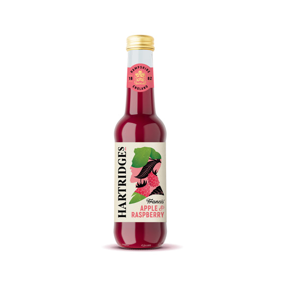 Hartridges Apple & Raspberry Juice (275ml) Glass Bottles