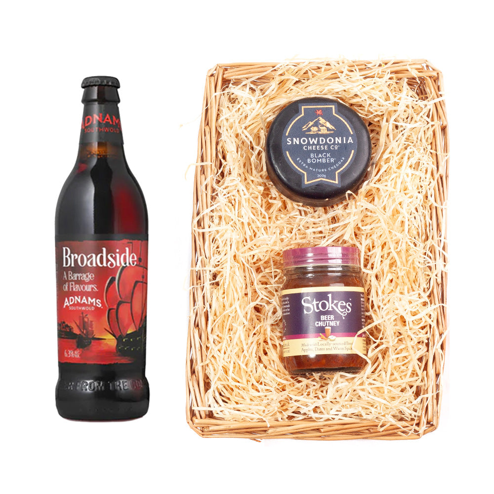 Adnams Beer Wicker Tray