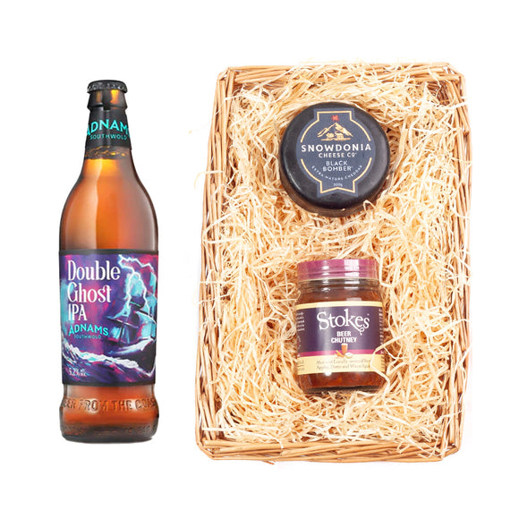 Adnams Beer Wicker Tray