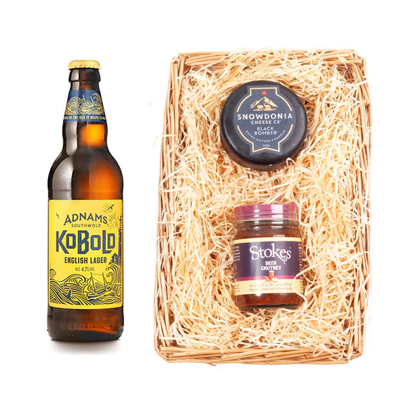 Adnams Beer Wicker Tray
