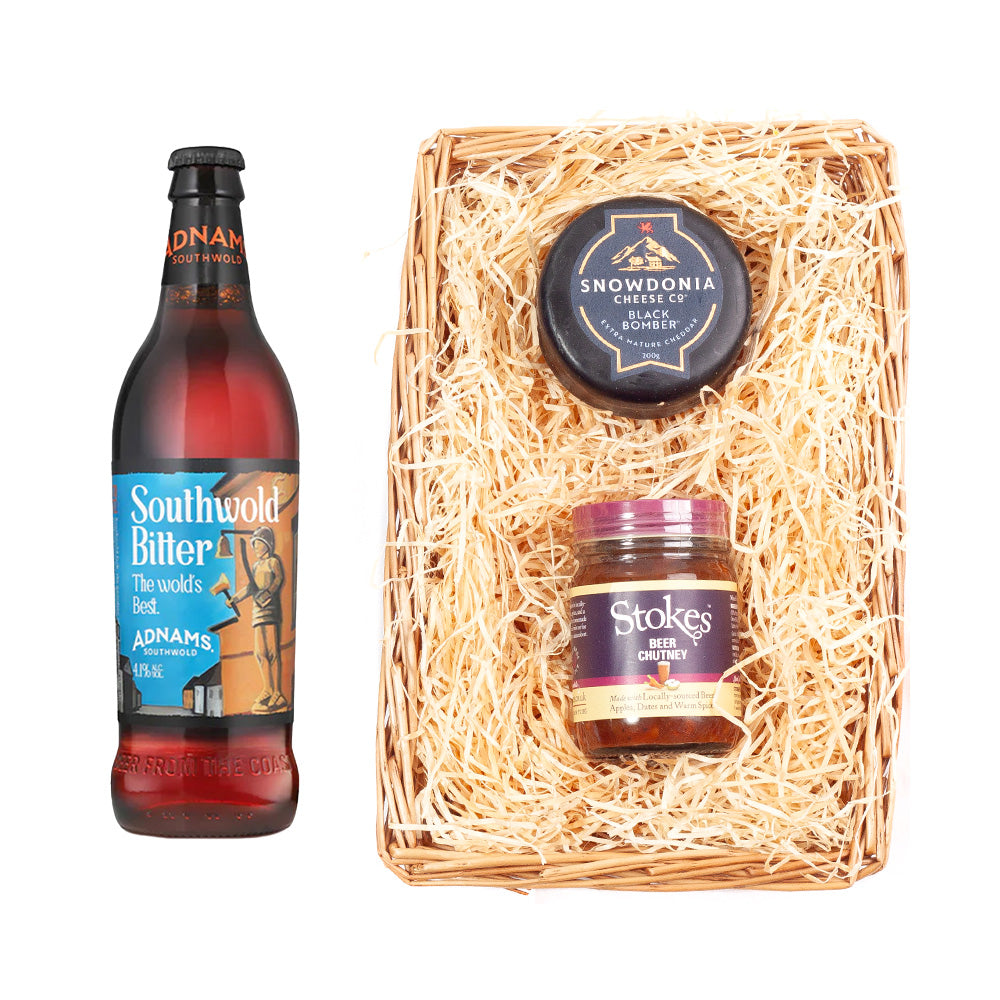 Adnams Beer Wicker Tray