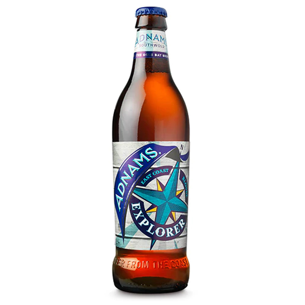 Adnams Explorer 5% ABV Blonde Ale 500ml Glass Bottles