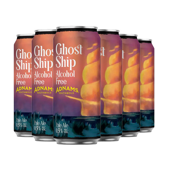Adnams Ghost Ship 0.5% Citrus Beer 440ml Cans