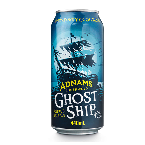 Adnams Ghost Ship Citrus Pale Ale 4.5% 440ml 10 Can Fridge Pack
