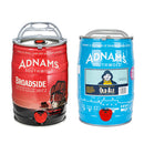 Adnams Mini Keg Pair | Broadside 4.7% Premium Bitter & Old Ale 4.1% Mild | 2 x 5L Mini Kegs-1