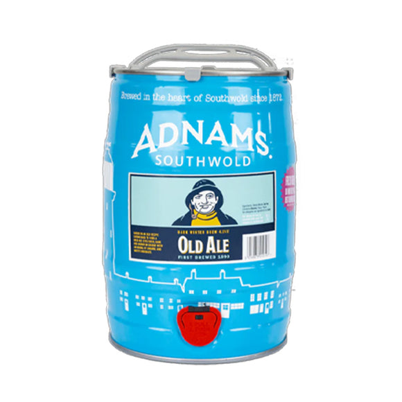 Adnams Mini Keg Pair | Broadside 4.7% Premium Bitter & Old Ale 4.1% Mild | 2 x 5L Mini Kegs