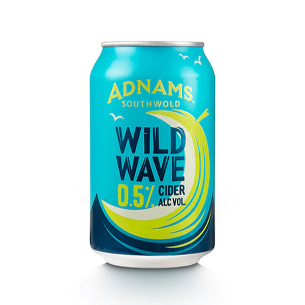 Adnams Wild Wave 0.5% Vegan Friendly Cider Cans 330ml