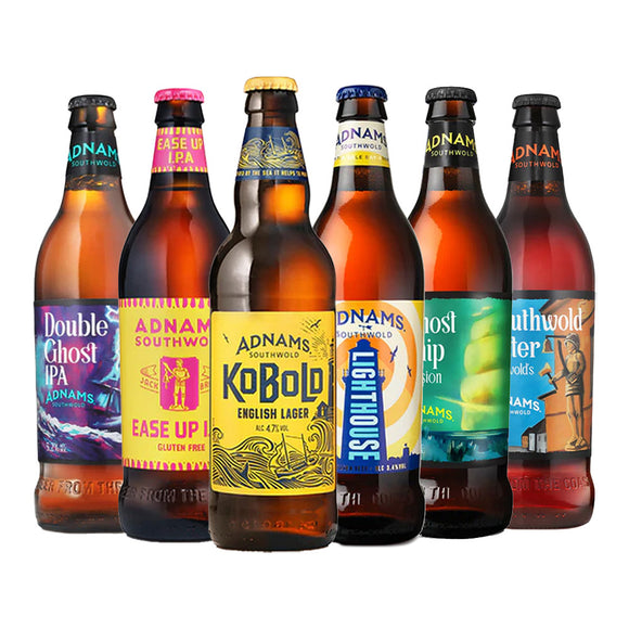 Adnams 500ml Bottled Beer Taster Selection – 6 Bottles