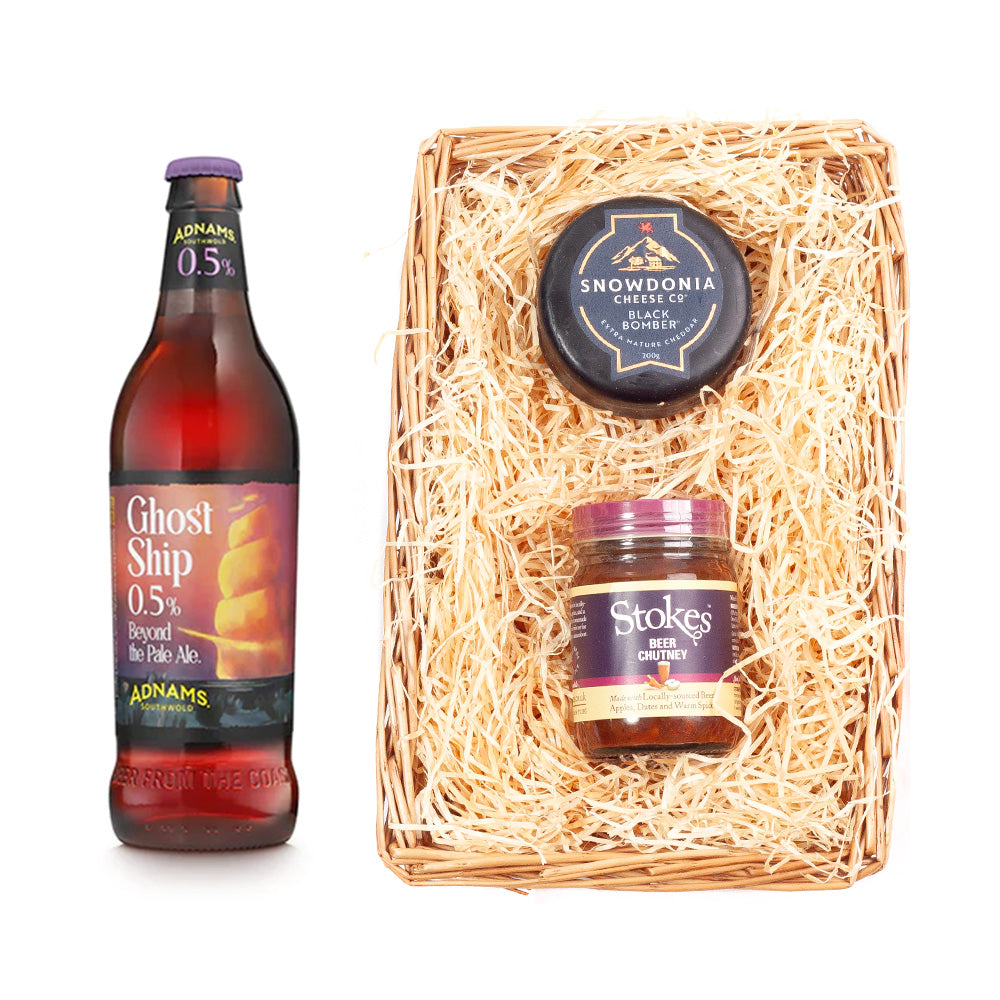 Adnams Beer Wicker Tray