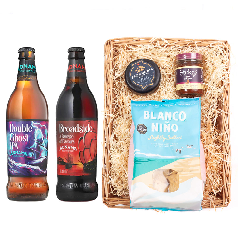 Adnams Premium Beer Wicker Tray