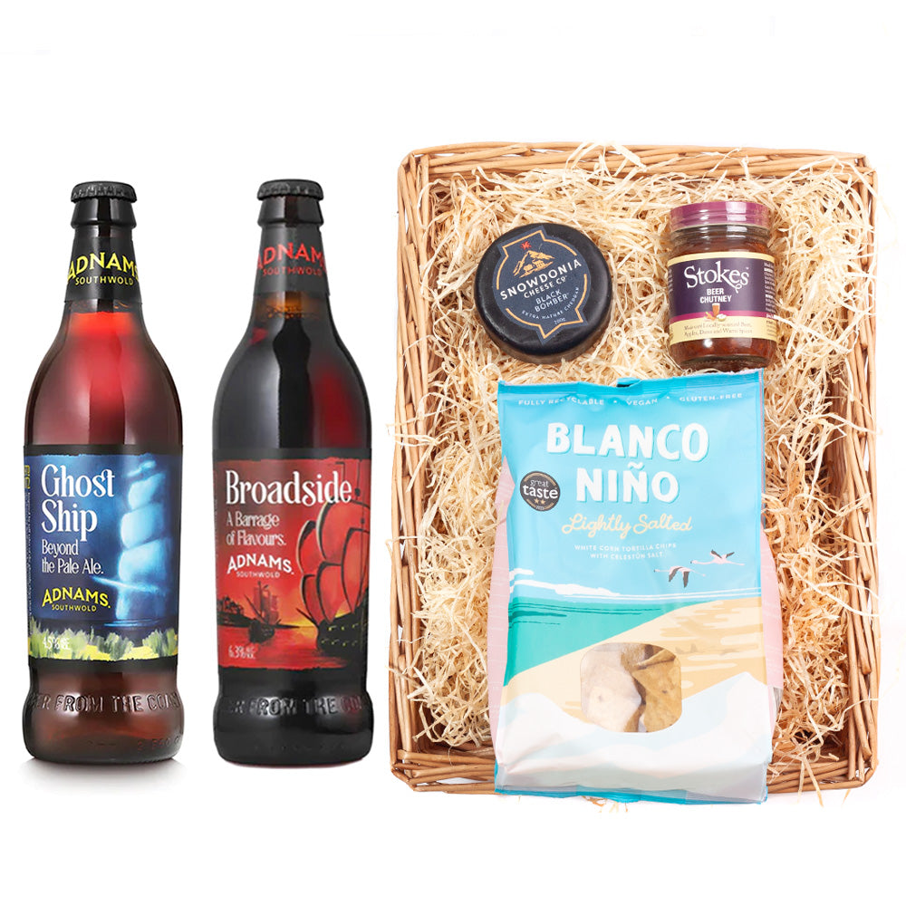 Adnams Premium Beer Wicker Tray