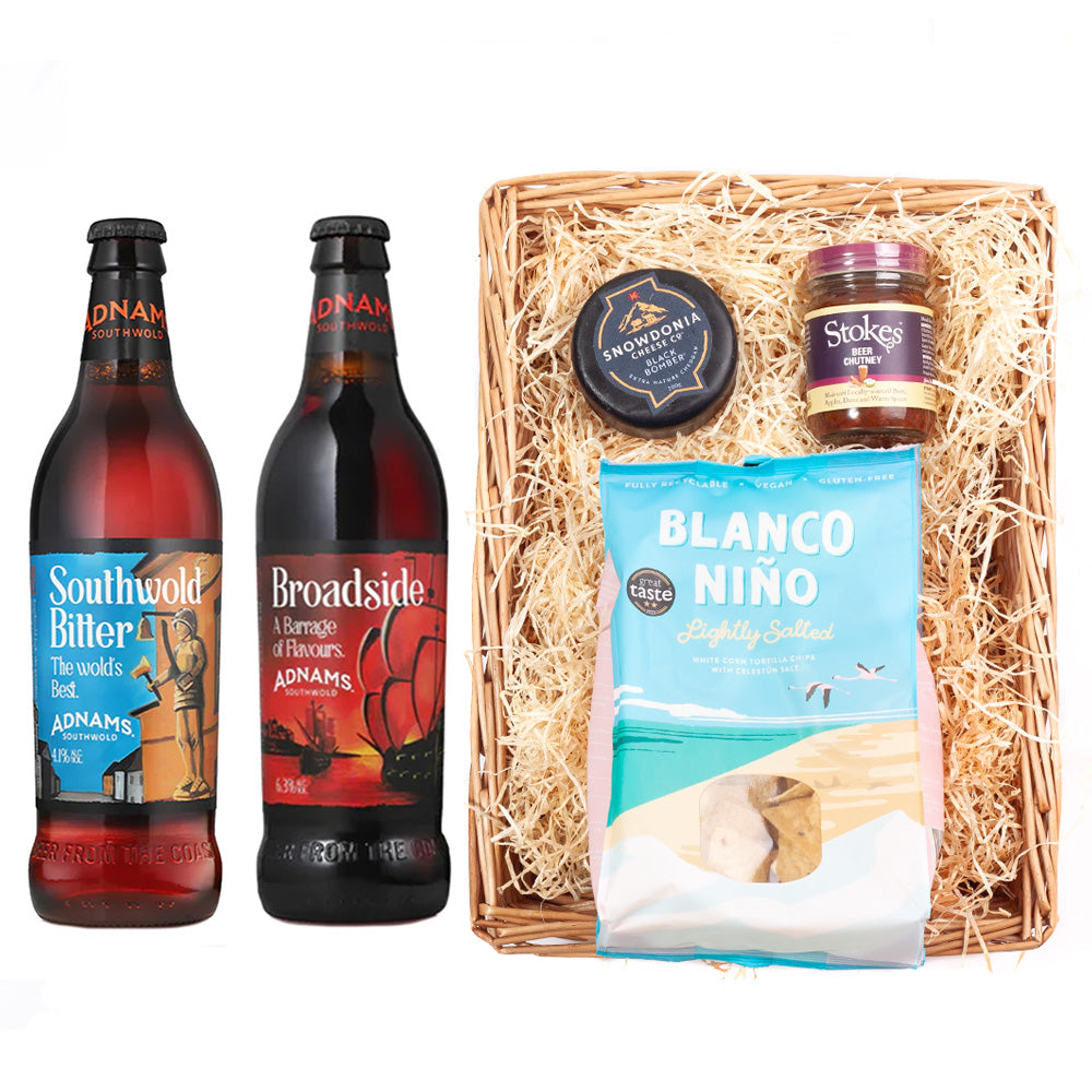Adnams Premium Beer Wicker Tray