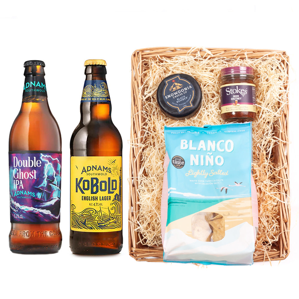 Adnams Premium Beer Wicker Tray