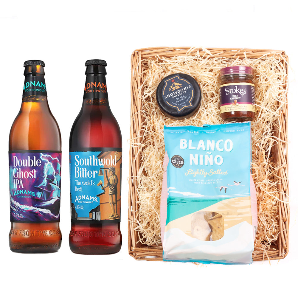 Adnams Premium Beer Wicker Tray