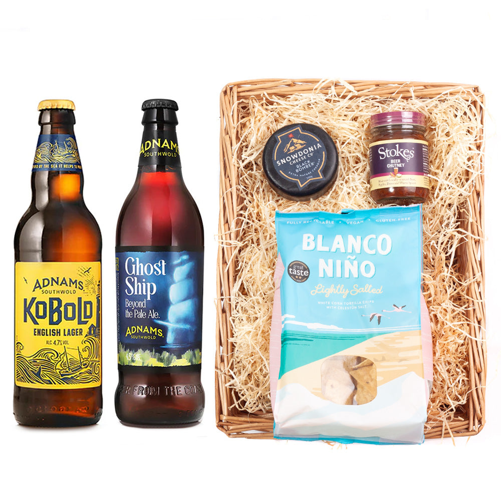 Adnams Premium Beer Wicker Tray
