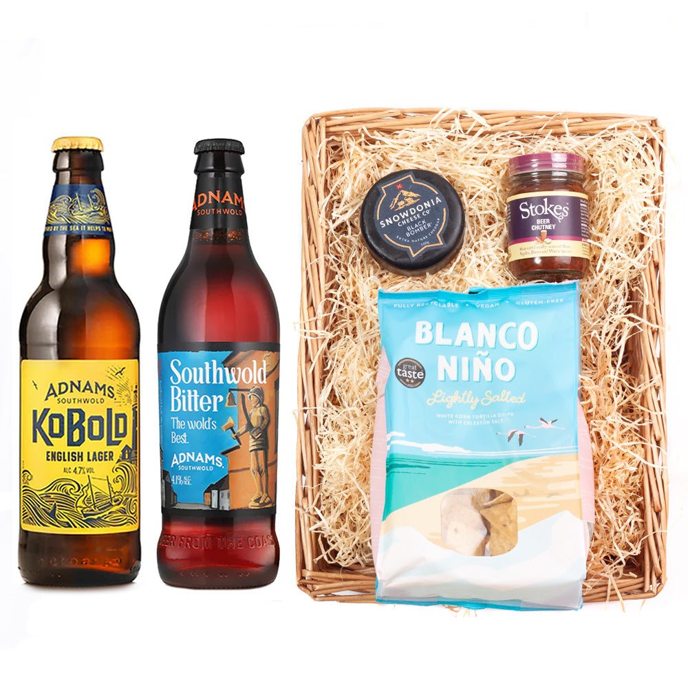 Adnams Premium Beer Wicker Tray