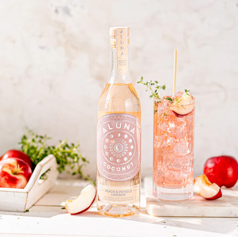 Aluna Peach & Pomelo Liqueur 25% ABV 50cl