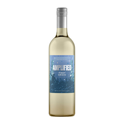 Amplified 10.5% ABV Pinot Grigio in rPET Recyclable Bottle 75cl