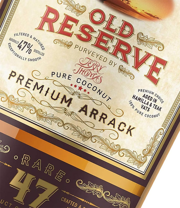 Aybrook & Mason 47% ABV Old Reserve 47 Arrack 700ml